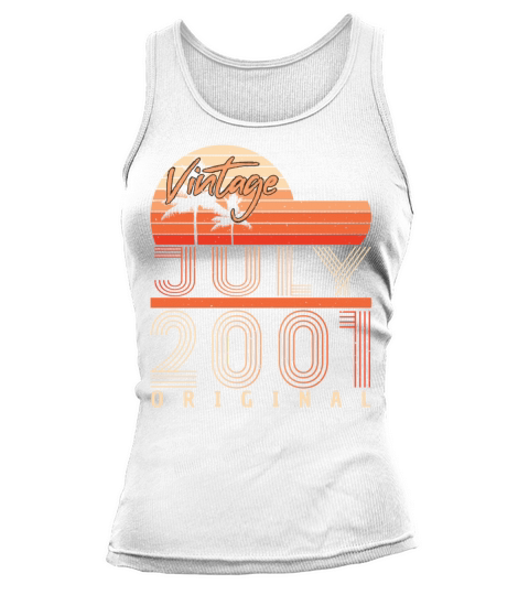 Birth Month July 2001 Tank top Woman