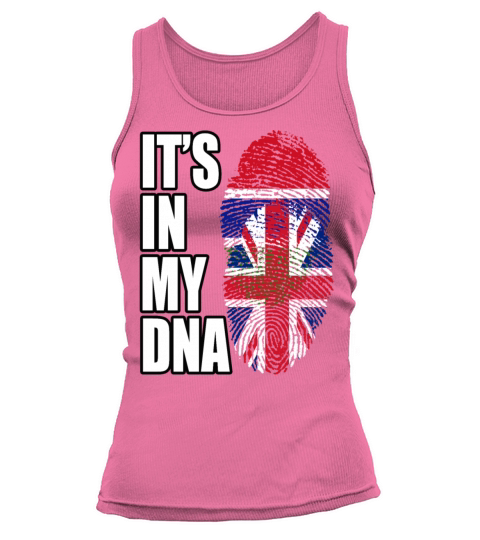 Gambian And British Mix Heritage DNA Flag Tank top Woman