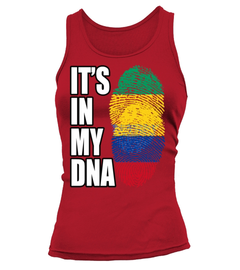 Gambian And Colombian Mix Heritage DNA Flag Tank top Woman