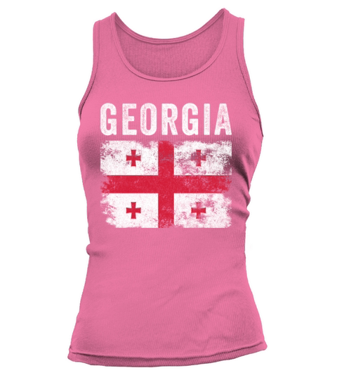 Georgia Flag Distressed - Georgian Flag Tank top Woman