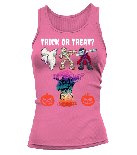 Halloween dabbing Trick or Treat October pumkin 2 Tank top Woman