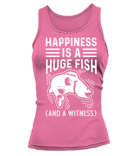 Huge Fish Fisherman Or Ice Fisher Gift Tank top Woman