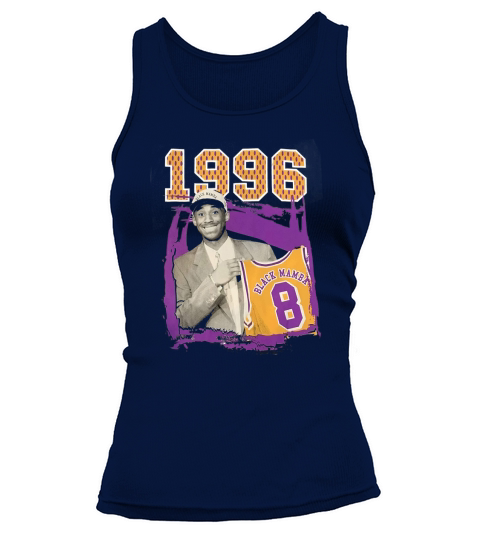 Kobe-Bryant 1996 Draft Day Black Mamba Number 8 Tribute T Shirt Tank top Woman