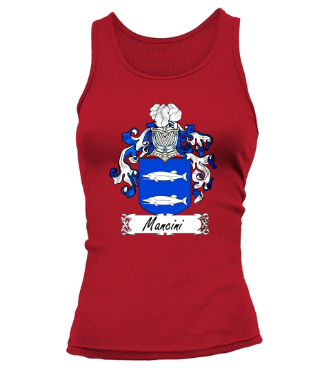 Mancini Family Crest Italian Family Crests Tank top Woman
