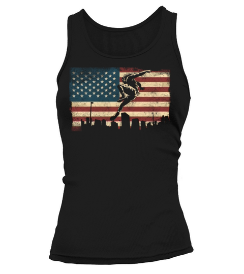 Parkour Free Running Traceur Usa Tank top Woman