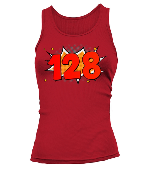 Popart 128 one hundred twenty eight vintage Tank top Woman