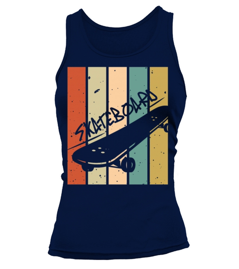 Retro Vintage Skateboard Tank top Woman