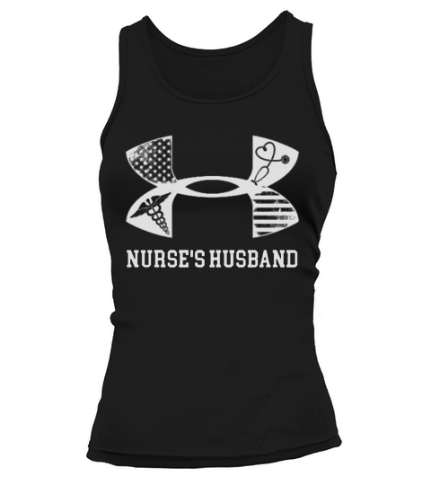 Valentine Nurse Husband Tank top Woman
