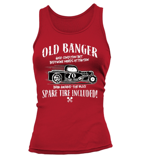Vintage Old Banger 70th birthday shirt Gift T-Shirt Tank top Woman