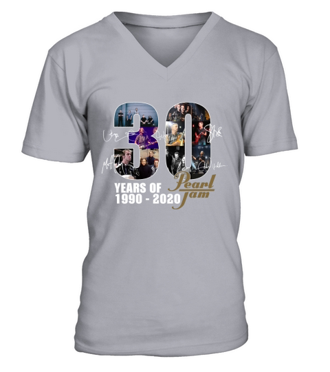 30 years of pearl jam 1990 2020 V-Neck T-shirt