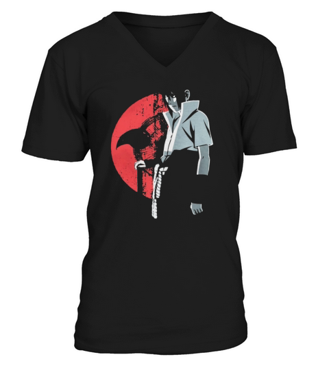 Anime - Naruto - Sasuke V-Neck T-shirt