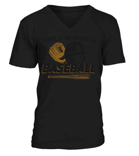 Baseball Fan Vintage There Is No V-Neck T-shirt