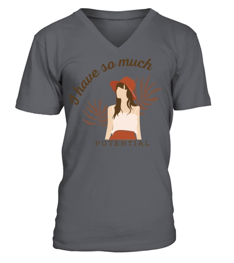 Brown Teens Classy T shirt Design V-Neck T-shirt