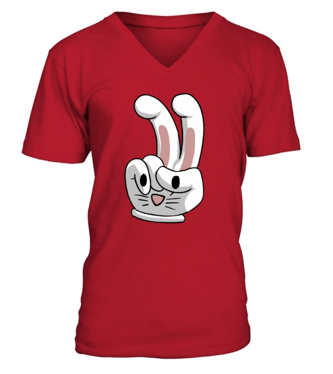 Bunny Ears V-Neck T-shirt