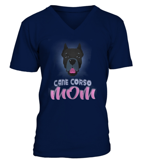 DOG CANE CORSO ICON MOM V-Neck T-shirt