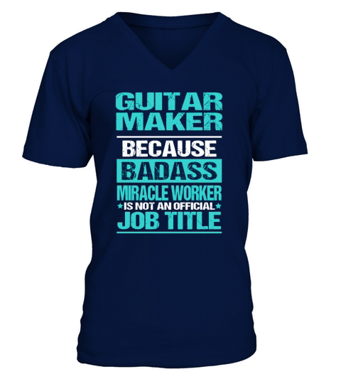 GUITAR MAKER V-Neck T-shirt