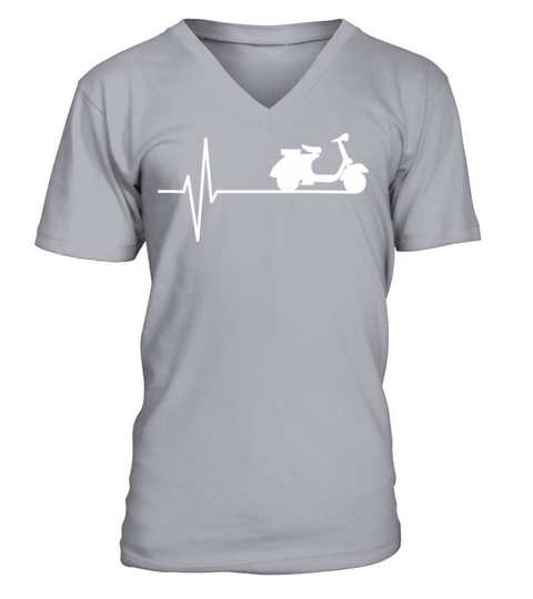 ITALIA VESPA SCOOTER T SHIRT V-Neck T-shirt