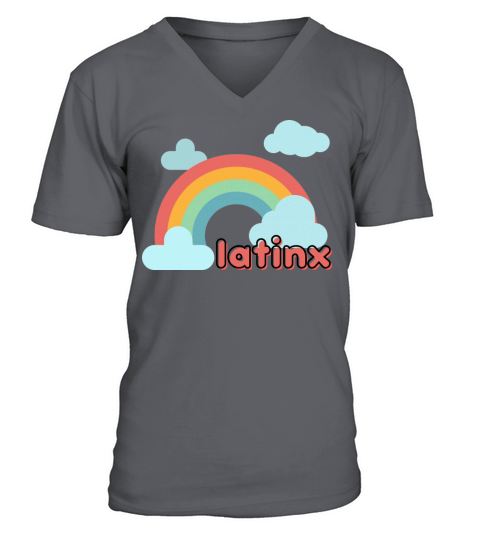 Latinx Rainbow Diversity Pride Spanish Shirt V-Neck T-shirt