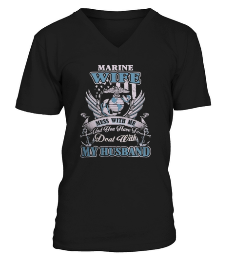 MARINE WIFE SHIRT V-Neck T-shirt