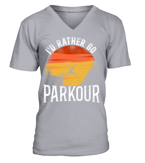 Parkour Free Running Traceur V-Neck T-shirt