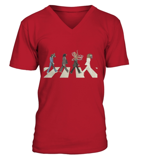 The Beatles Abby Road V-Neck T-shirt