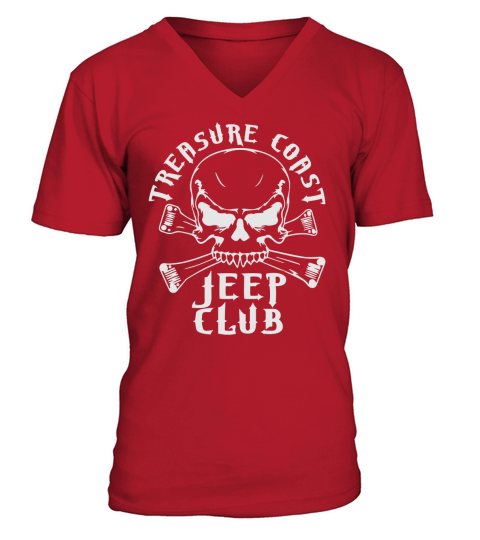 Treasure coast Jeep Club V-Neck T-shirt