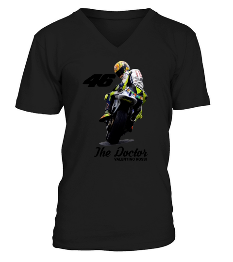 VALENTINOROSSI VR46 THE DOCTOR V-Neck T-shirt