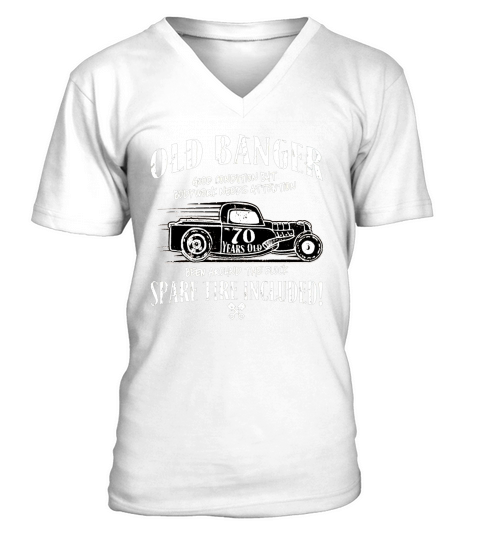 Vintage Old Banger 70th birthday shirt Gift T-Shirt V-Neck T-shirt