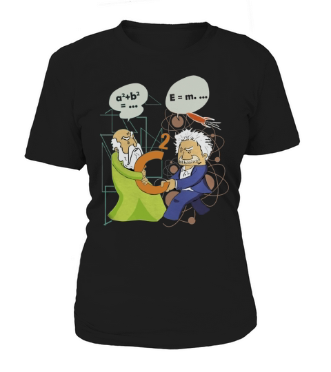 a2 + b2 = c2 ---- E = mc2 Women's T-Shirt