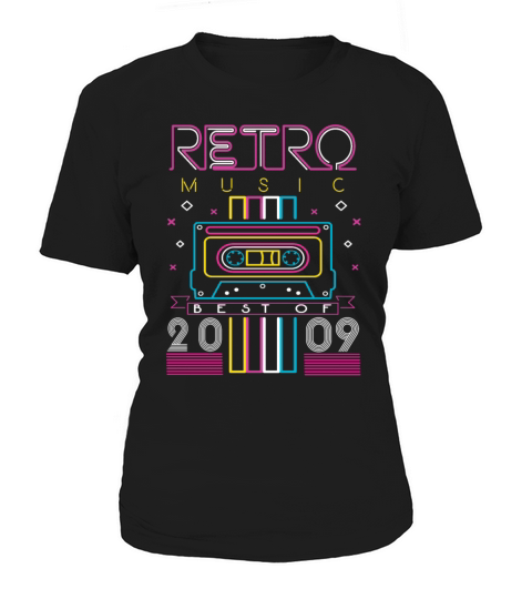Best Of 2009 Retro Cassette Vintage Birthday Women's T-Shirt