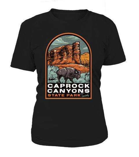 Caprock Canyons State Park Texas Vintage Women's T-Shirt