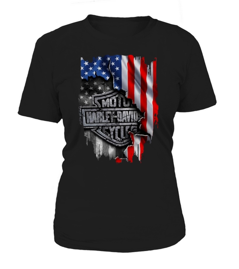 Harley-Davidson American Flag shirt Women's T-Shirt