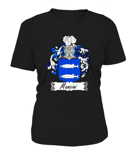 Mancini Family Crest Italian Family Crests Women's T-Shirt
