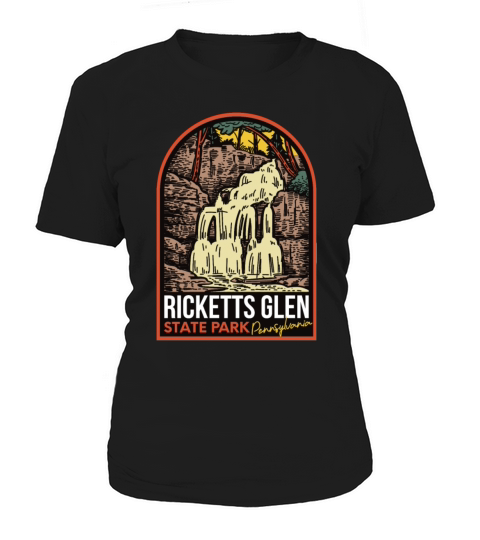 Ricketts Glen State Park Pennsylvania Vintage Women's T-Shirt