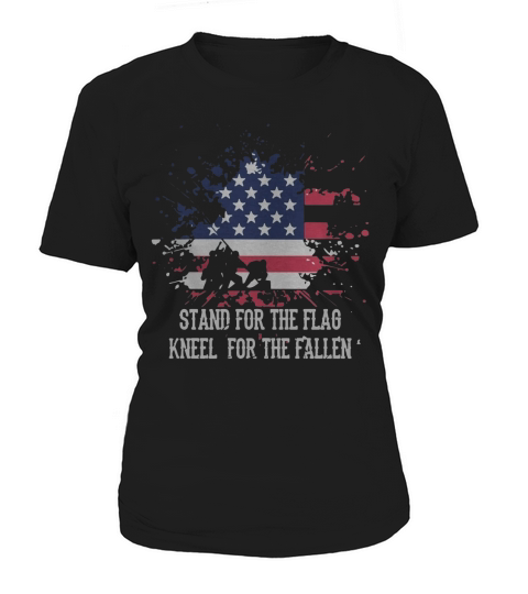 Stand For The Flag Kneel For The Fallen Women's T-Shirt