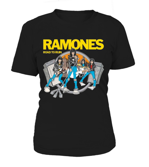 The Ramones Black Road To Run Women's T-Shirt