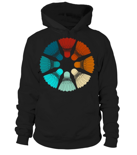 Badminton - Shuttlecocks Colorful Hoodie Unisex