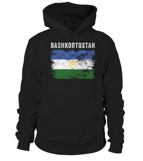 Bashkortostan Flag Vintage Bashkir Flag Hoodie Unisex