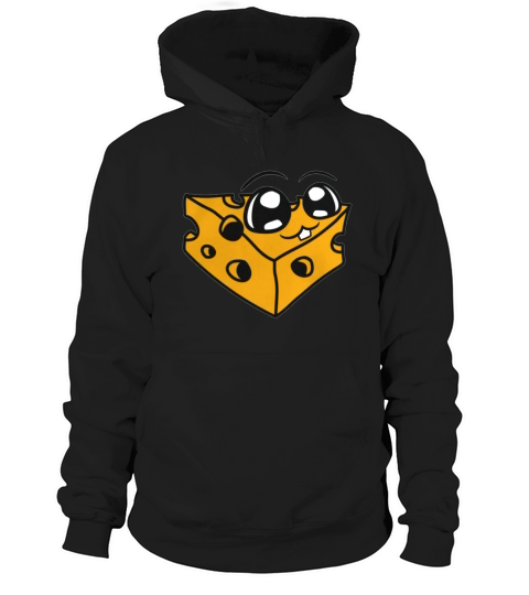cute cute face alive cheese holes gauda comic cart Hoodie Unisex