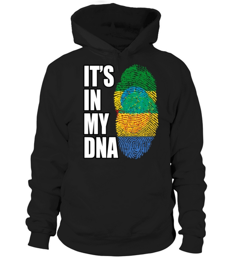 Gambian And Ethiopian Mix Heritage DNA Flag Hoodie Unisex