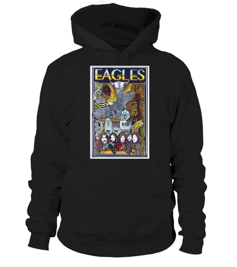 HISTORY OF THE EAGLES Rock Band Black Hoodie Unisex