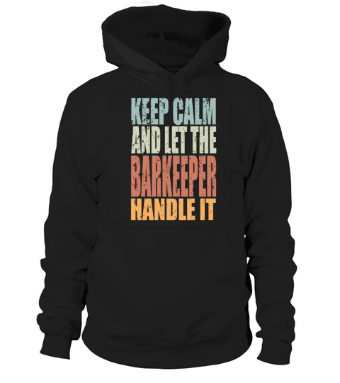 Keep Calm Barkeeper Spruch Barkeeper Gift Hoodie Unisex