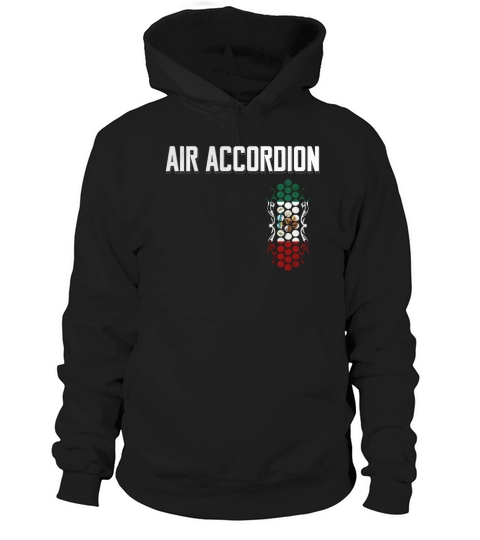 Mens Air Accordion Mexico Black TShirt from Accordion Mexico Hoodie Unisex