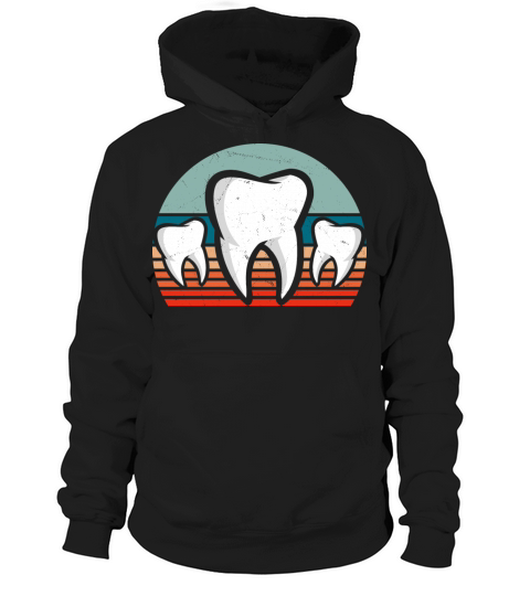 Retro Teeth Dental Assistant Dentistry Hoodie Unisex