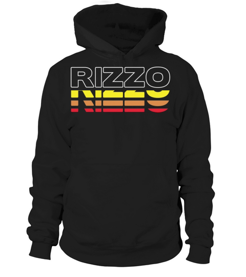 Rizzo First Name Funny Vintage Sunset Rizzo Hoodie Unisex