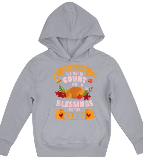 Thanksgiving - is a time to count your blessings n Kids Hoodie