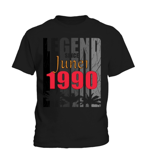 1990 vintage born in June gift Kids T-Shirt