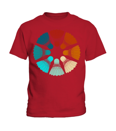 Badminton - Shuttlecocks Colorful Kids T-Shirt