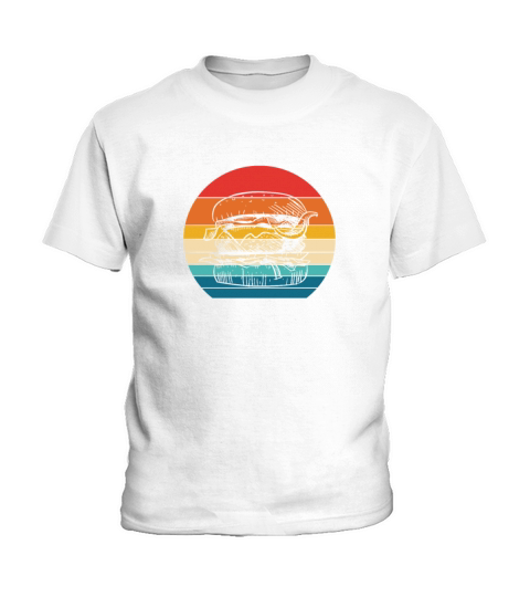 Burger Retro Vintage Kids T-Shirt