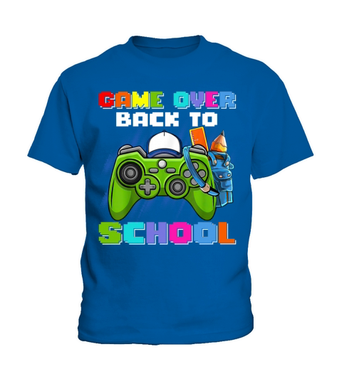 Game Over Back To School Kids T-Shirt
